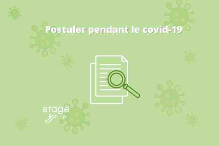 Trouver un stage ou une alternance pendant le covid-19